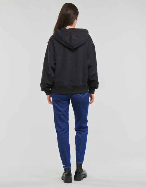 Calvin Klein Jeans - MICRO MONOLOGO HOODIE - Noir
