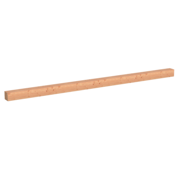 Tuinpaal vierkant Douglas ca. 12 x 12 cm, lengte ca. 300 cm