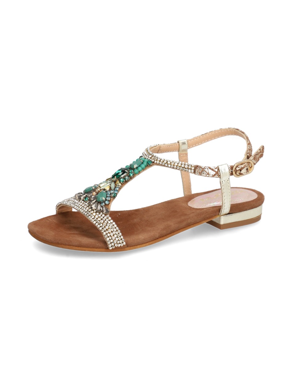 Veloursleder Sandale