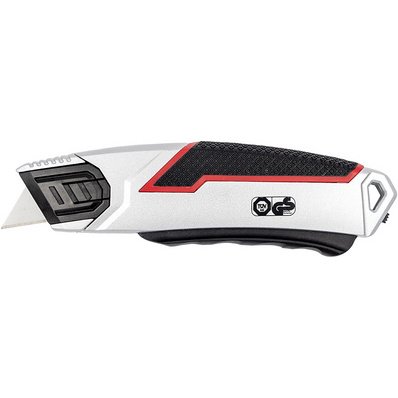 Cutter de sécurité PLUS 837, lame: 19 mm, noir/argent