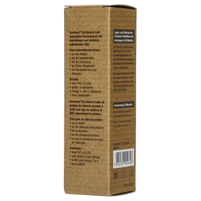 Harmony Pet Natural Hemp Oil 6.0% 20ml