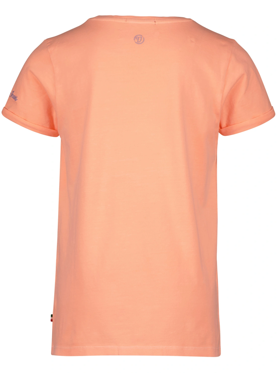 T-Shirt BASIC UNI in soft neon peach
