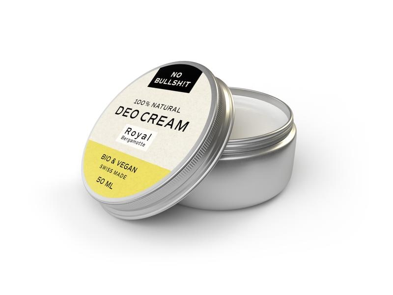 NO BULLSH!T Deo Cream Royal 15 ml Natürliche, vegane Deo Cream ohne künstliche Duft- und Farbstoffe