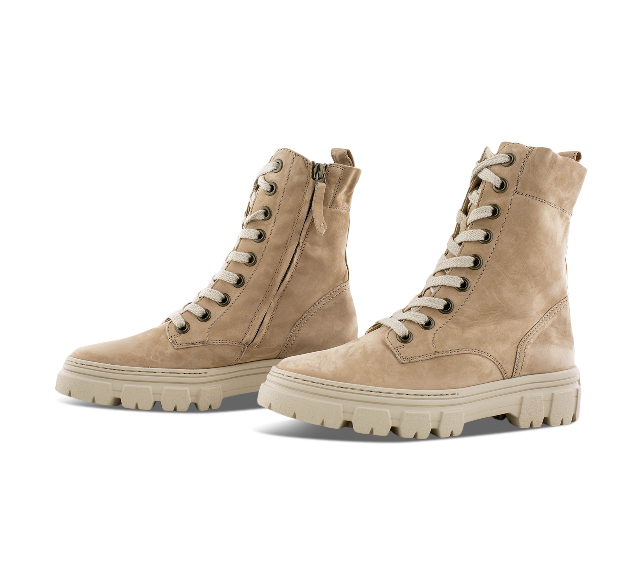 Paul Green Super Soft - Schnürstiefel beige/taupe