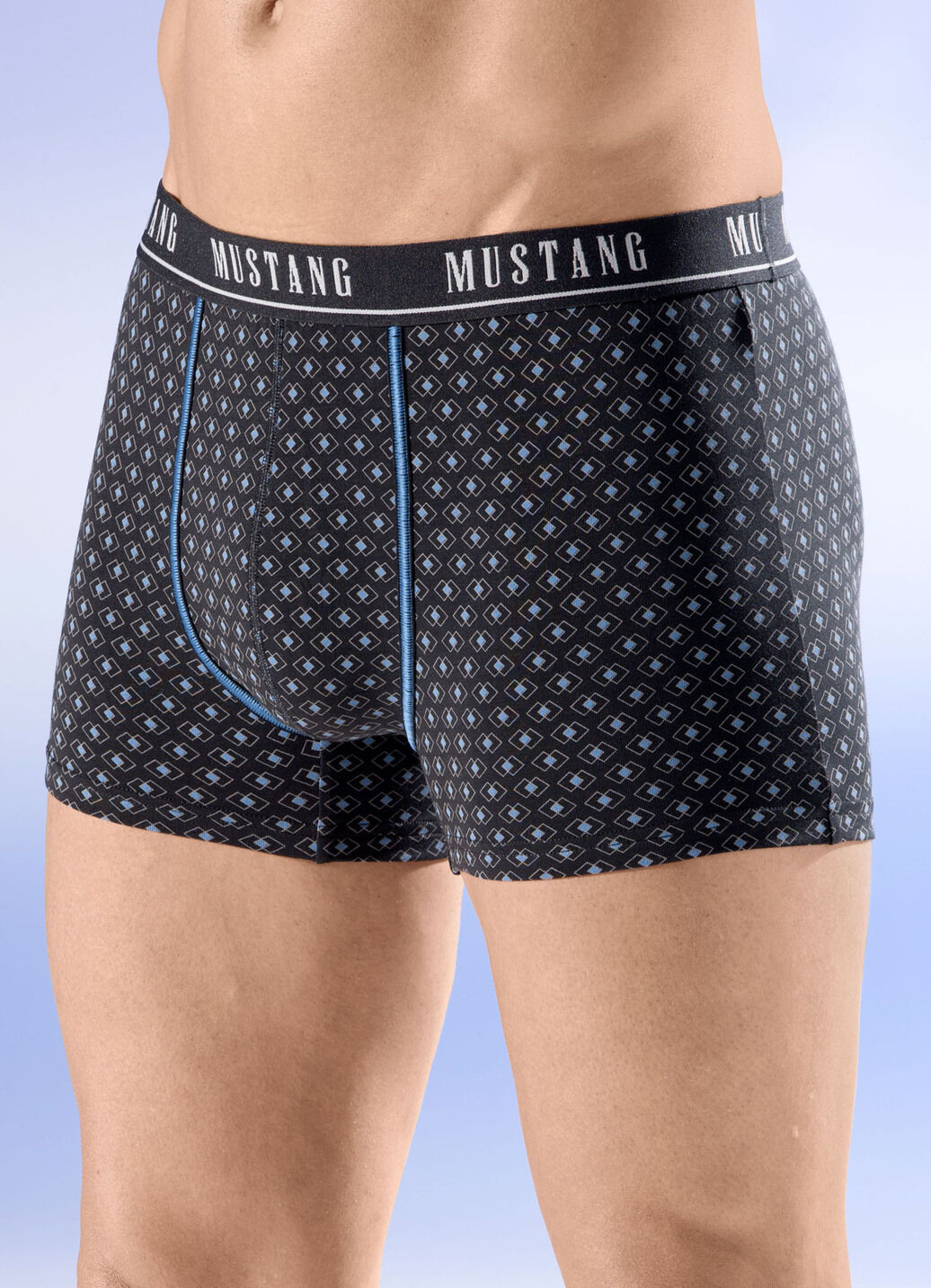 Mustang Dreierpack Pants mit Alloverdessin