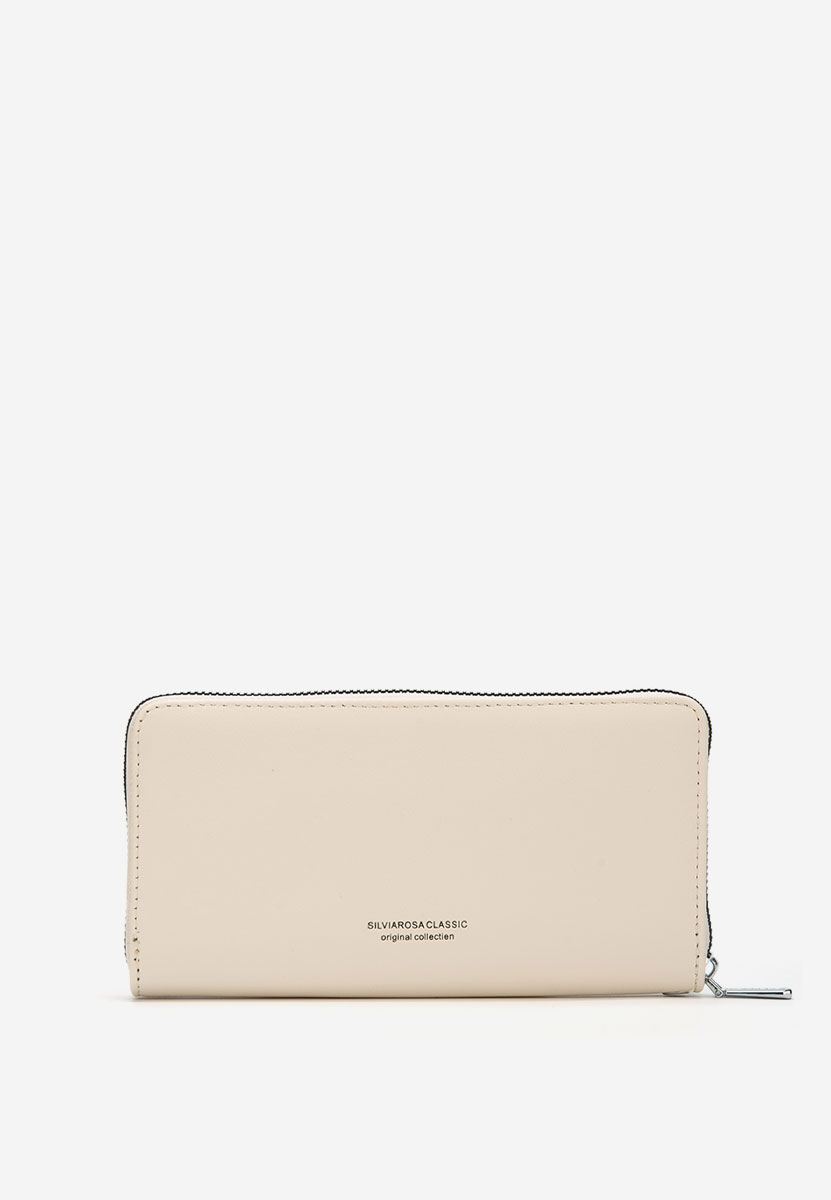 Portefeuille femme beige Silvia Rosa 3049