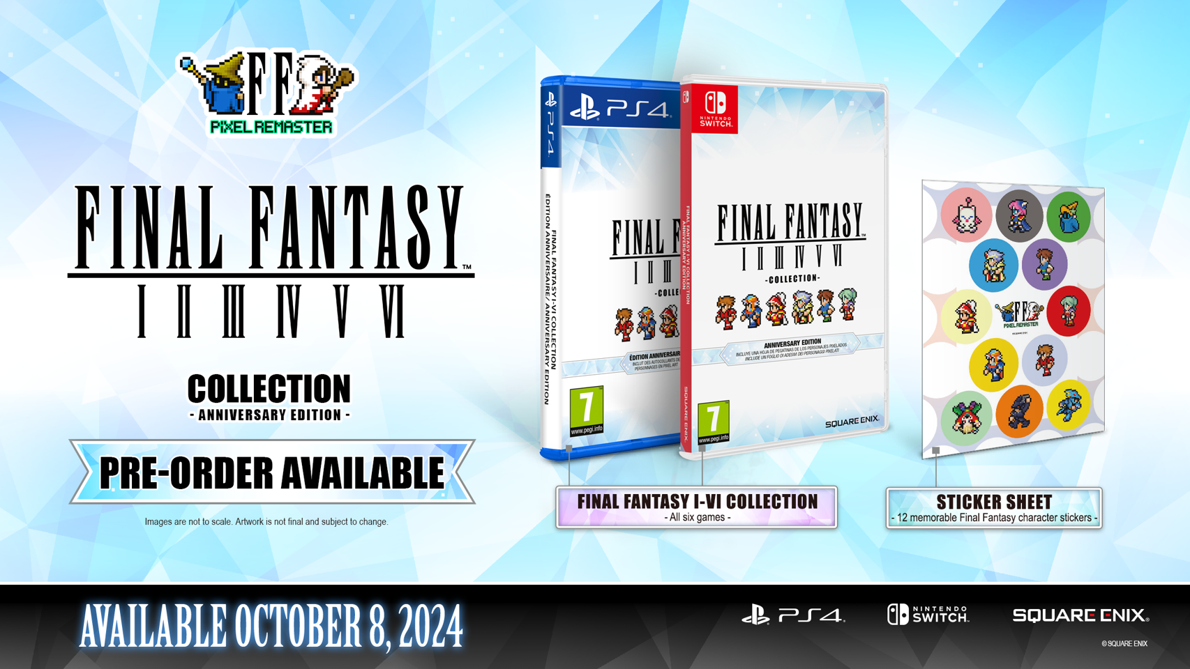 Final Fantasy I-VI - Collection - Anniversary Edition- PlayStation 4