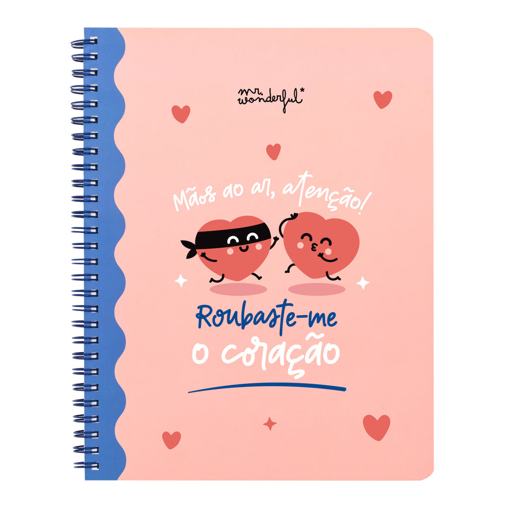 Caderno A5 - Roubaste-Me O Coração