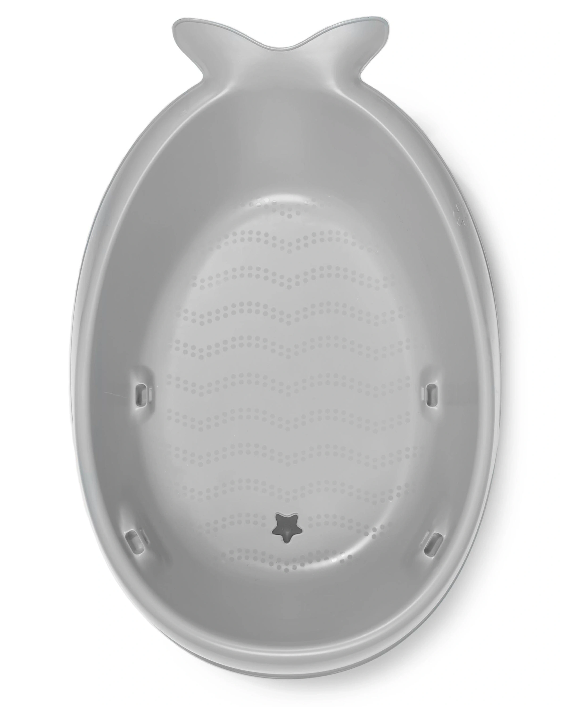 Badewanne MOBY mit 3 Stufen in grau