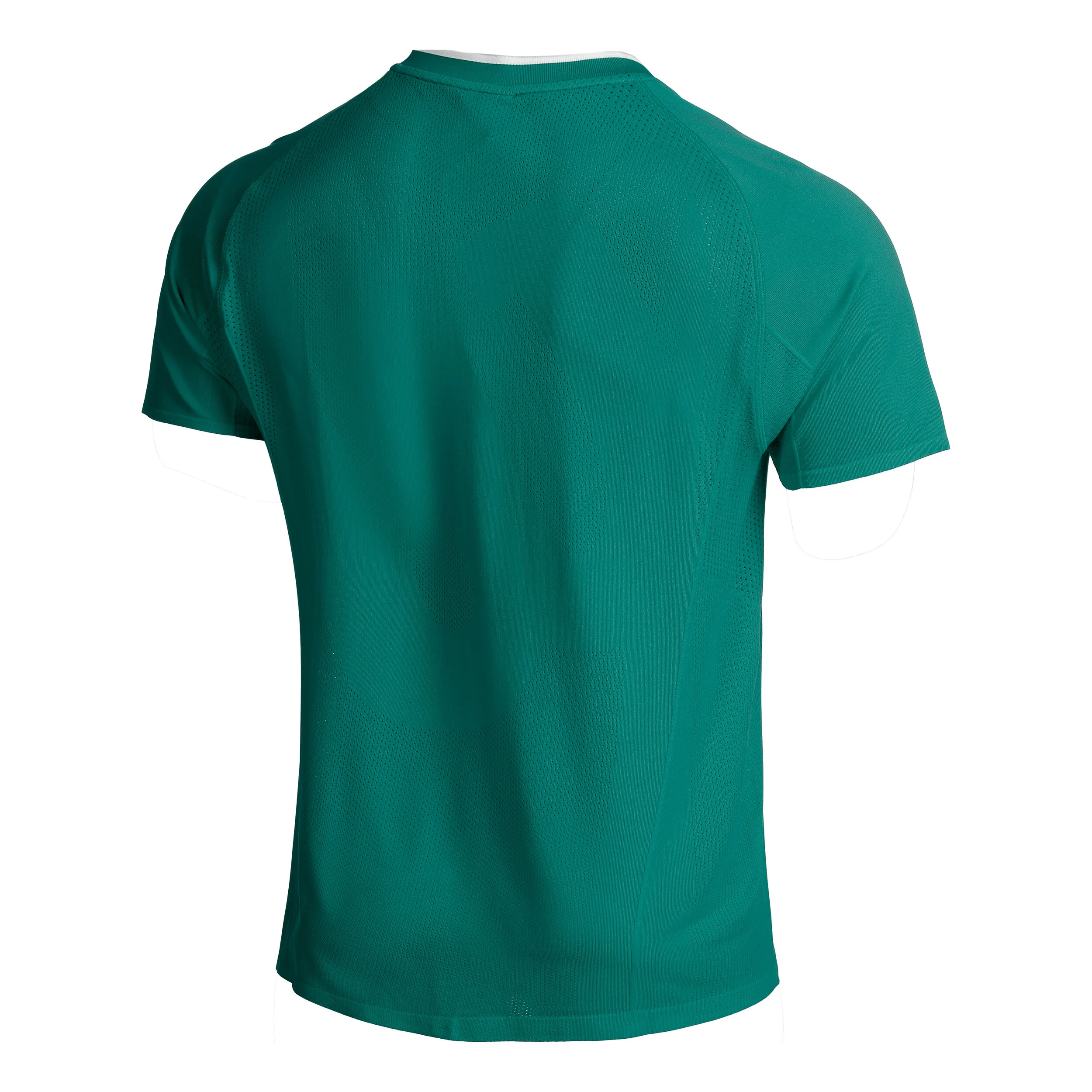 Wilson Players Seamless Zip Henley 2.0 T-shirt Hommes - Vert