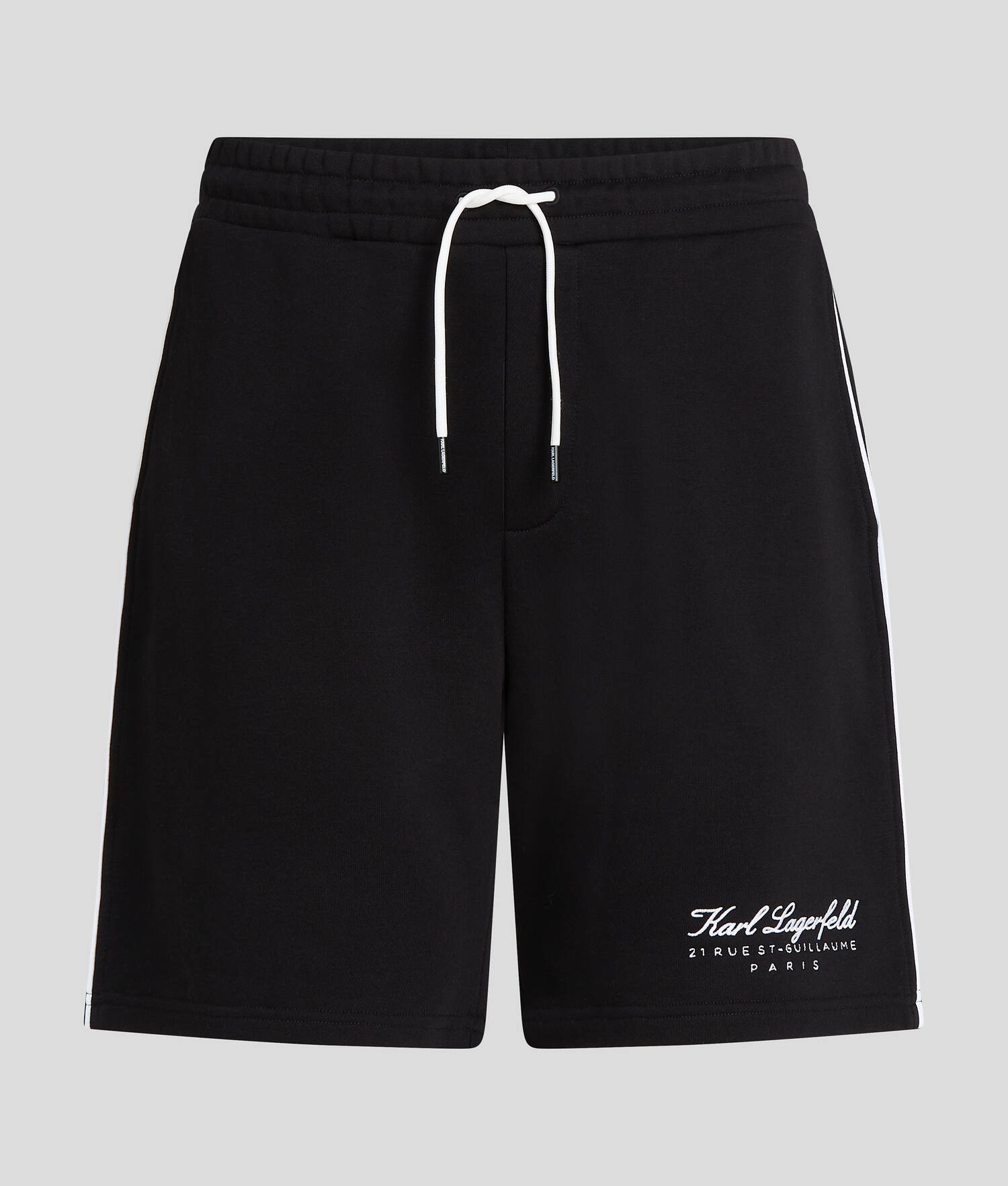 SHORT MOLLETONNÉ LOUNGEWEAR HOTEL KARL - Noir
