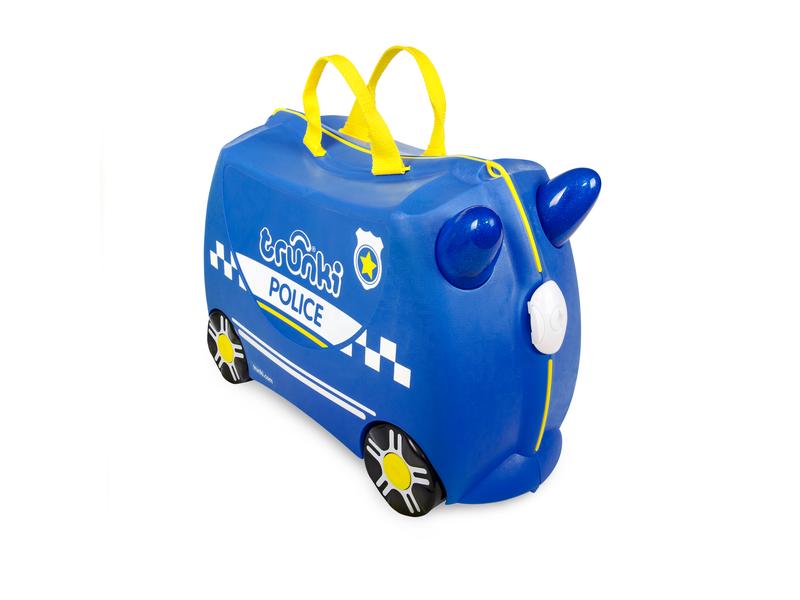Trunki Reisetrolley Polizei Blau Reisekoffer für Kinder
