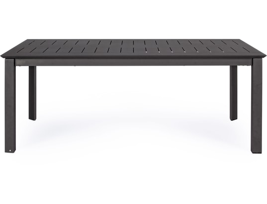 CONCEPT1 - Table extérieure Konnor anthracite 200/300 x 110 x h76 cm