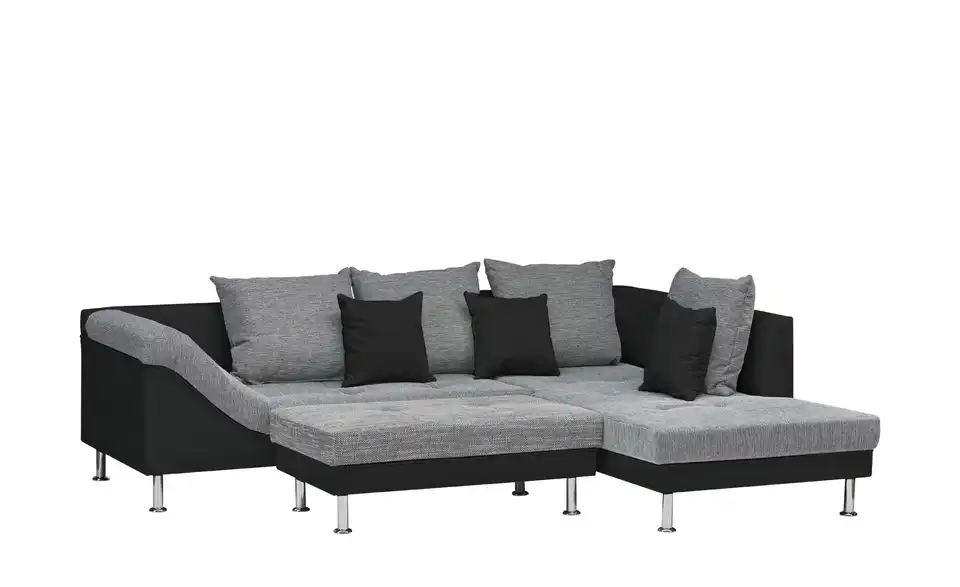 Ecksofa Wiebke Schwarz rechts