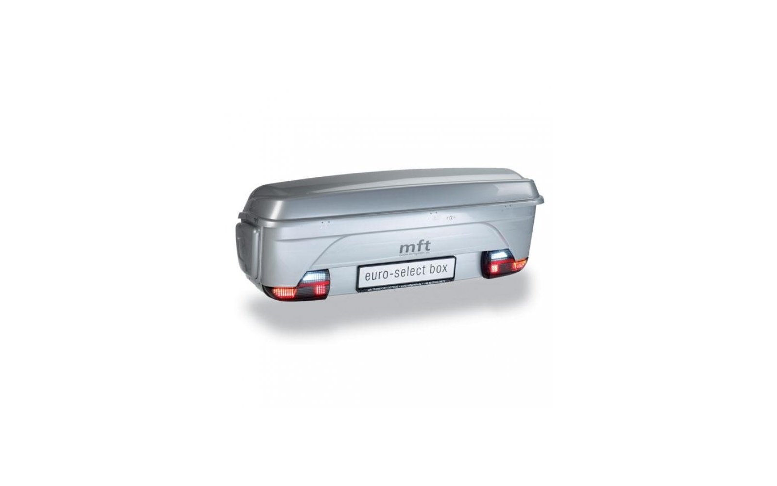 mft BackBox Special Edition Heckbox / Transportbox 300 Liter Silber