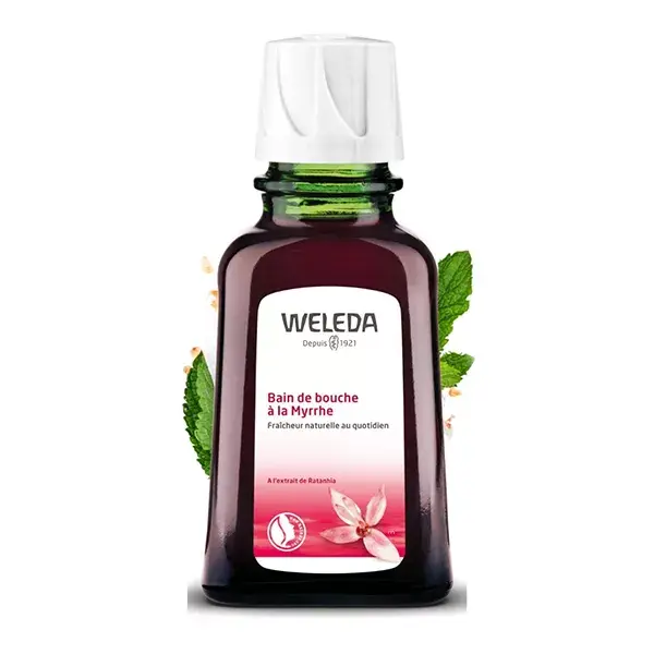 Weleda Soin Bucco-Dentaire Bain de Bouche à la Myrrhe Bio 50ml