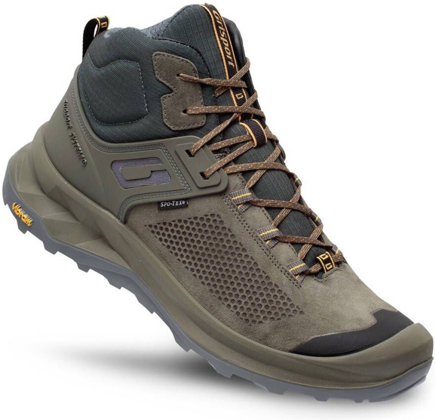 Grisport Discovery Mid wandelschoenen olijfgroen bruin