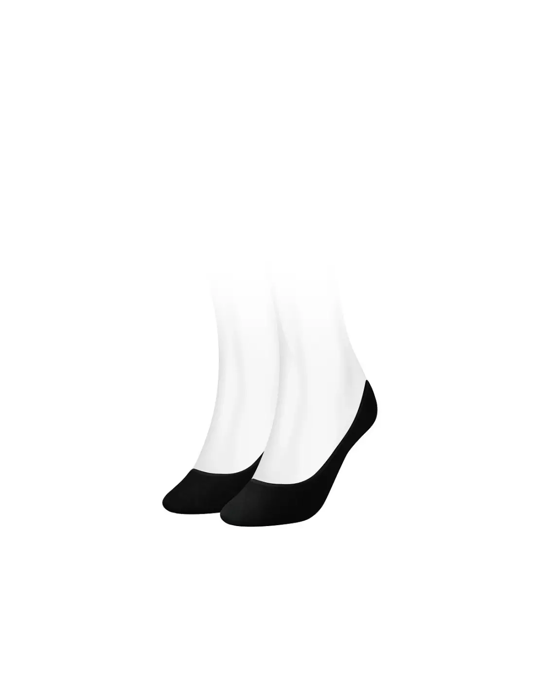 TOMMY HILFIGER Chaussettes Invisibles - Chaussettes Noir