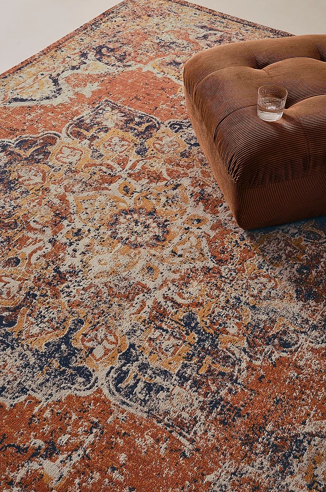 ALMRIA glattvevd teppe 200x300 cm