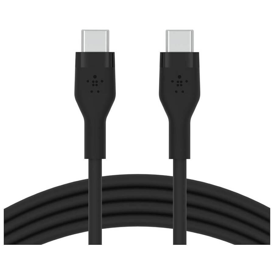 Belkin Boost Charge Flex Câble silicone USB-C vers USB-C (Noir) - 1 m