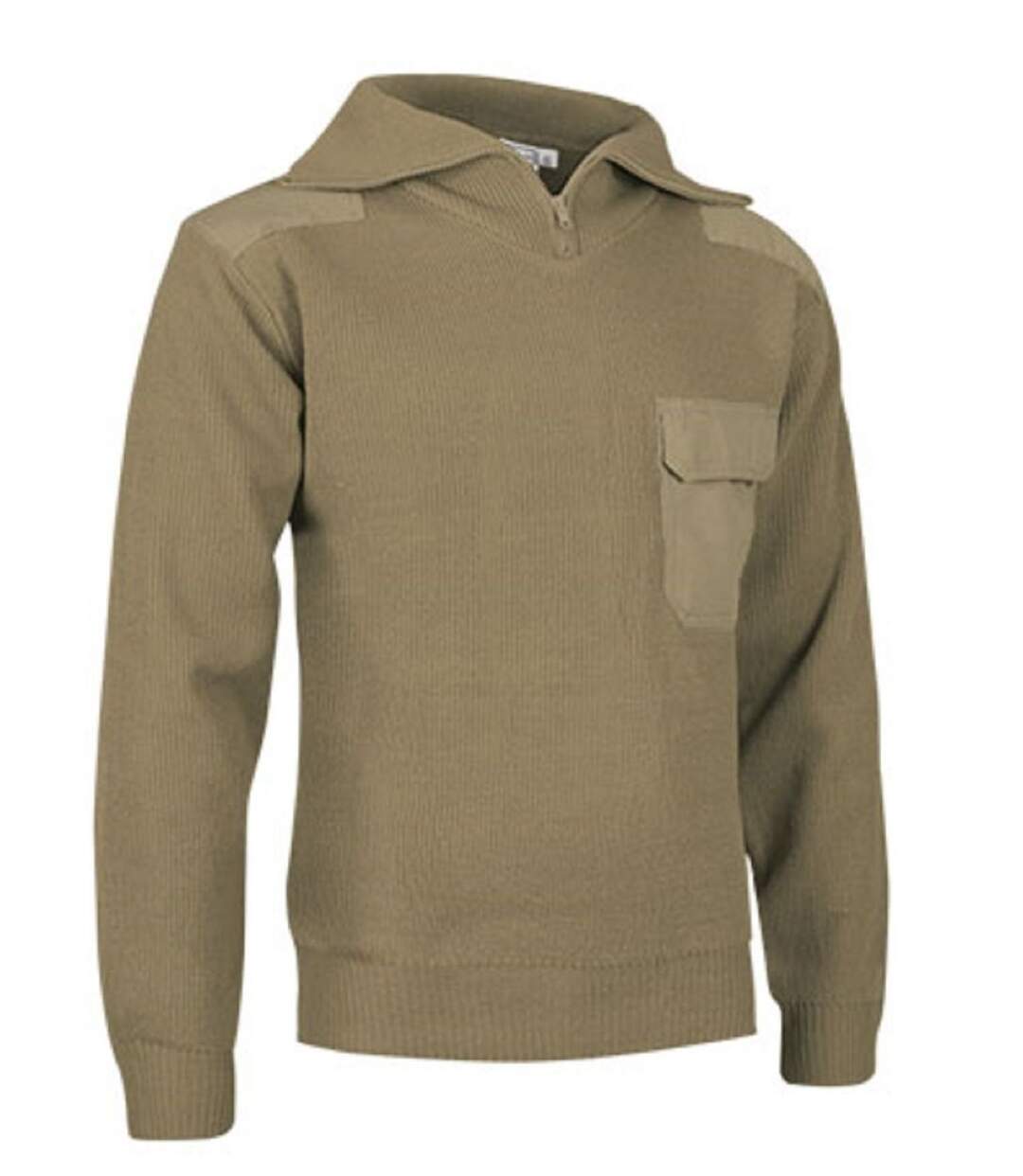 Pull épais col camionneur - Homme - REF DRIVER - beige camel