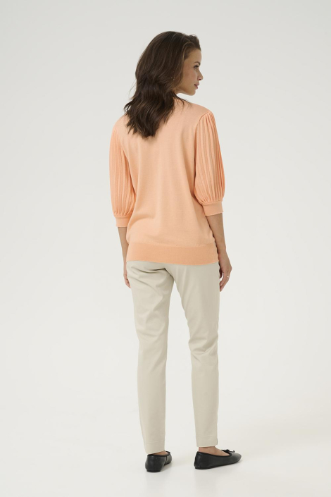 Kaffe oranje dames t-shirt