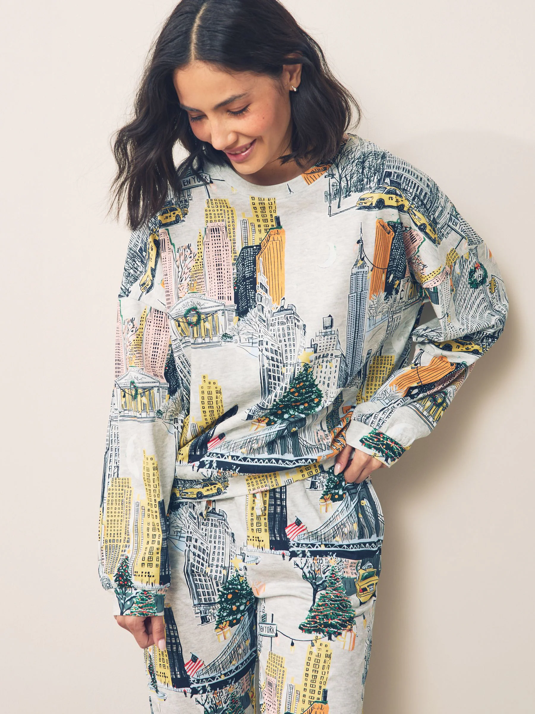 Oatmeal NYC - Pyjama met lange mouwen