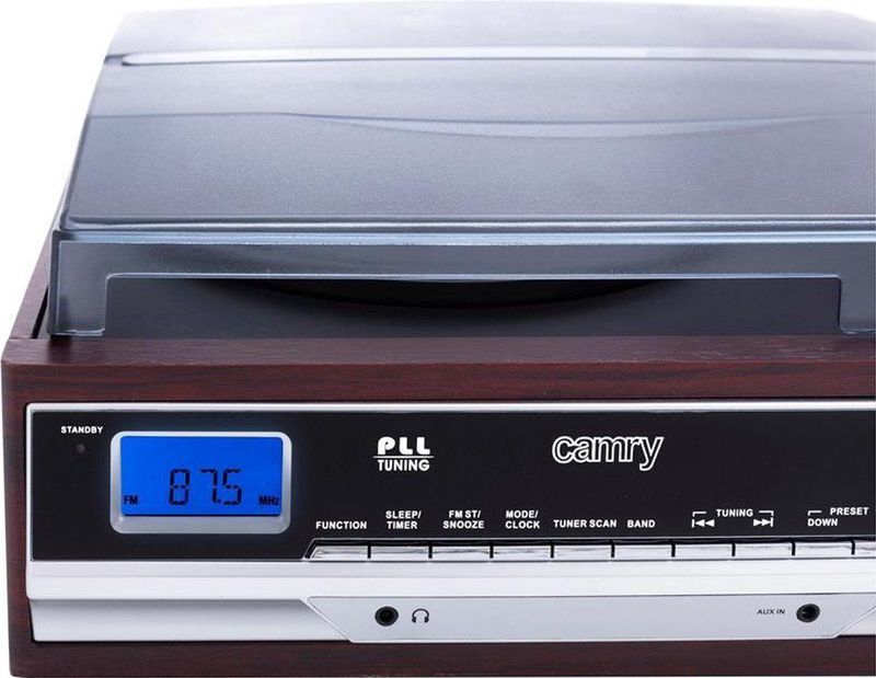 Camry Retro draaitafel met radio CR1113