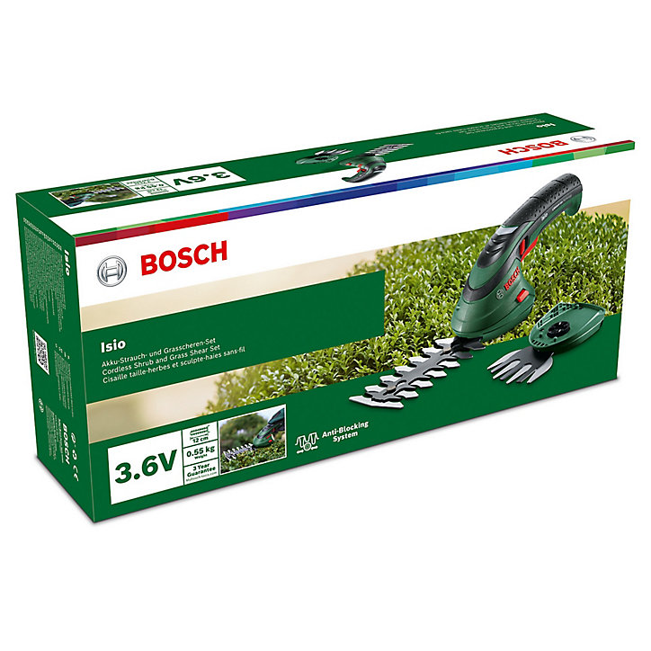 Taille-herbes Bosch ISIO 3,6V avec set de 2 lames