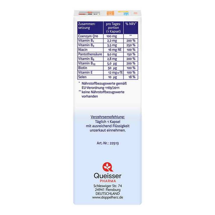 Doppelherz Q10 Ubiquinol 100 system Kapseln, 60 St