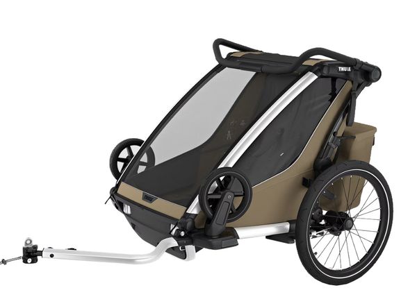THULE CHARIOT CROSS 2 Gen. 2 Kinderanhänger  alufaded khaki