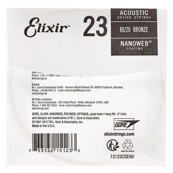Elixir .023 Western Guitar
