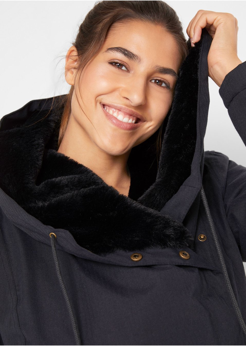 Parka fonctionnelle avec polaire peluche