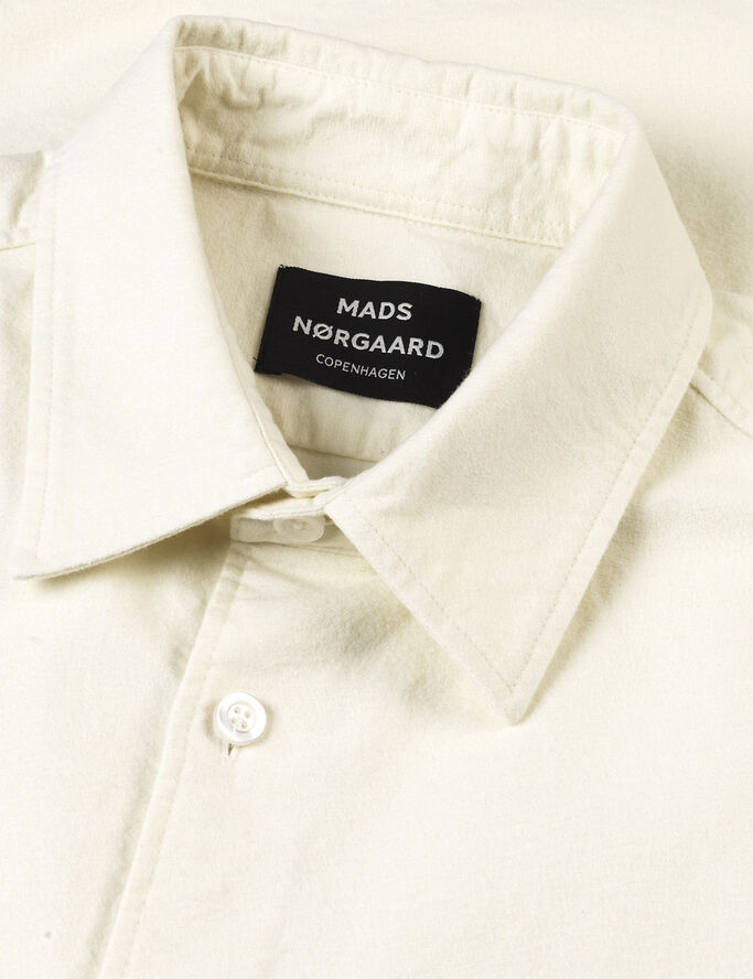 Mads Nørgaard - Copenhagen Moleskin Storm Work Shirt Hvid