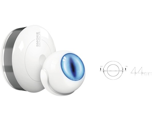 Fibaro Bewegingsmelder Multisensor (Beweging, Temperatuur, Lichtintensiteit) - Compatibel met SMART HOME van hornbach