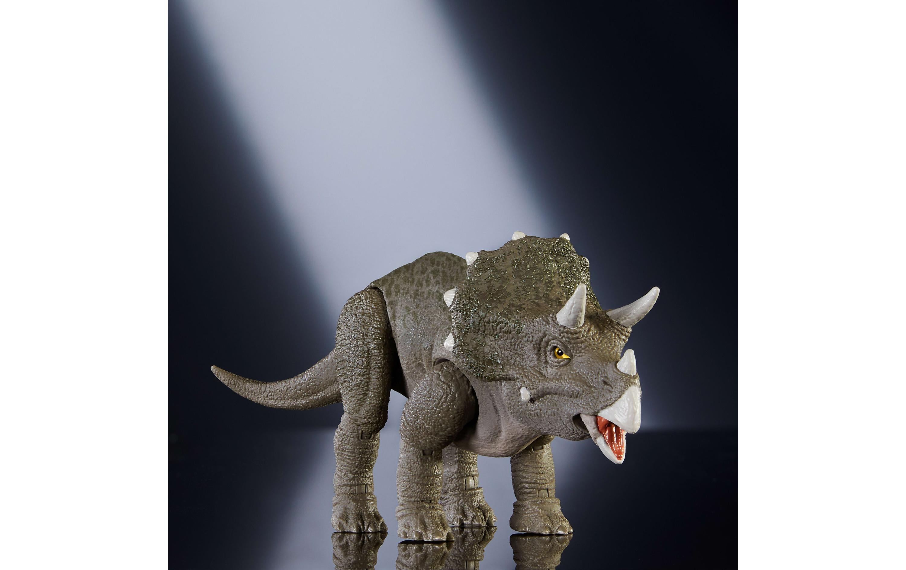Jurassic World Hammond Collection Junge TriceratopsDinosaurier-Actionfigur mit 14 Bewegungspunkten