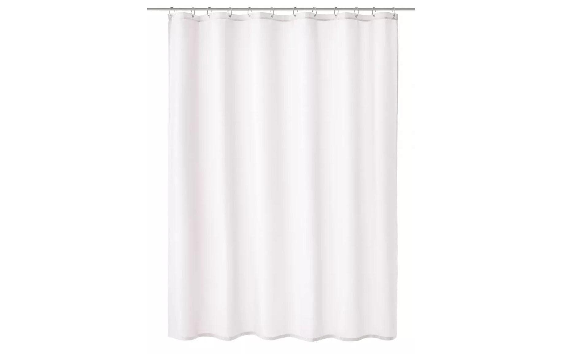 Duschvorhang Kito 120 x 200 cm, WeissBadevorhang aus Polyester