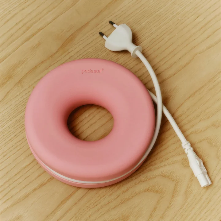 Pedestal - Cable Bagel, Ø 14 cm, ultra marine