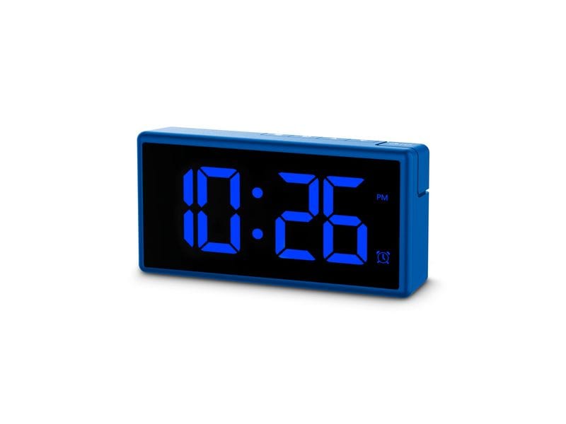 Hama Digitalwecker Ibiza Blau Wecker mit USB-Ladefunktion