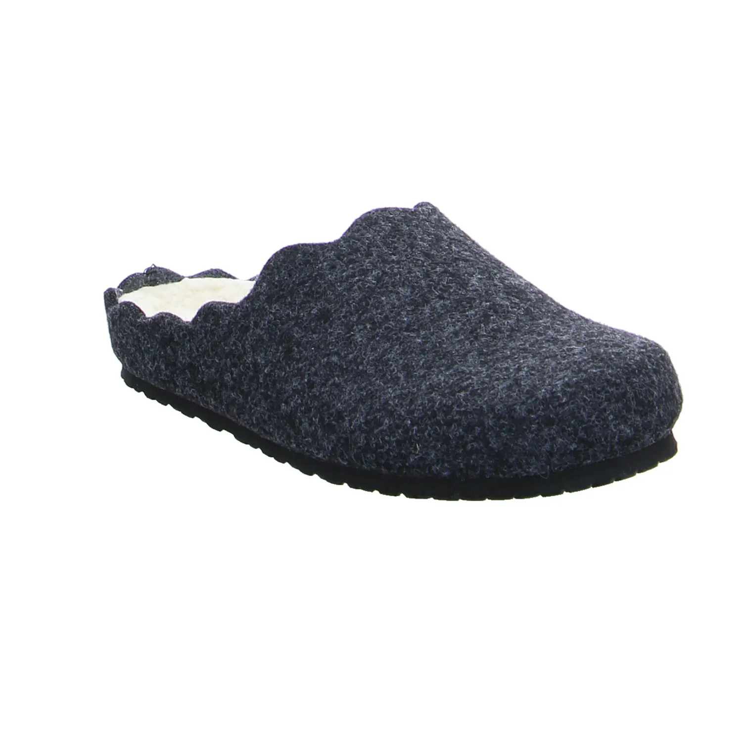 BIOLife Hausschuh Anthrazit Textil