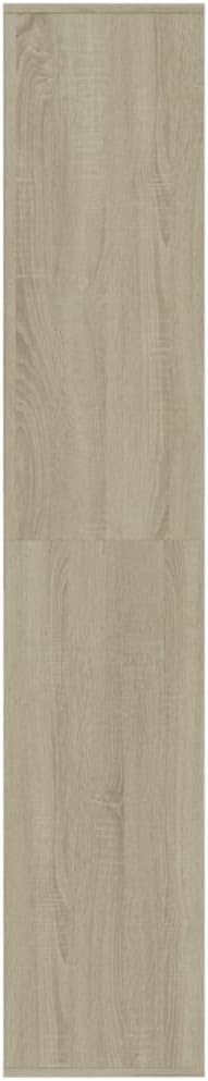 vidaXL Schuhschrank mit 22 Fächern Schuhständer Schuhablage Schuhaufbewahrung Flurregal Standregal Flur Diele Sonoma-Eiche 54x34x183cm Holzwerkstoff