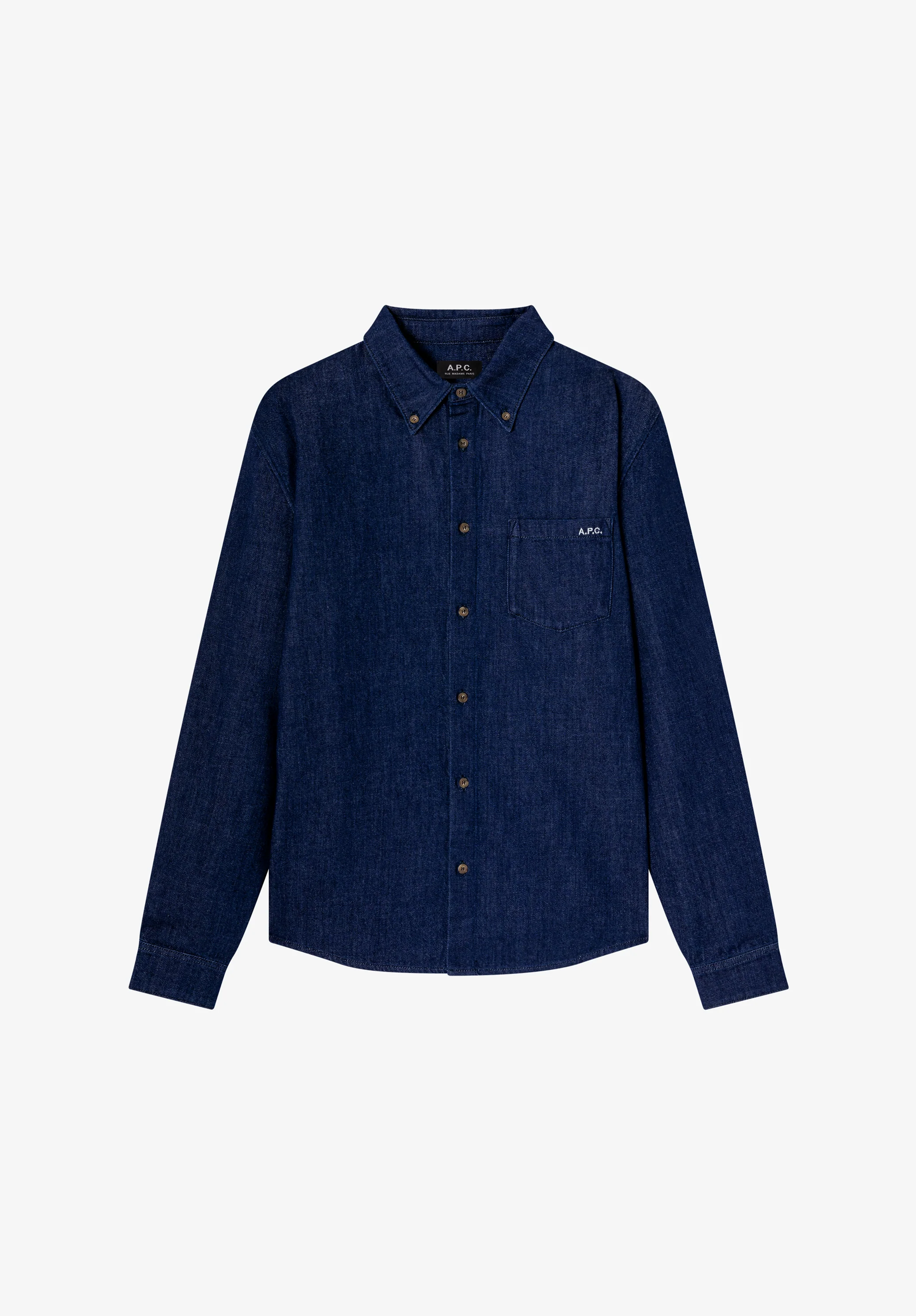 Chemise en denim léger bleu indigo - Indigo