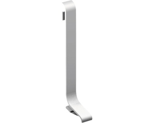 Eindstuk rechts voor aluminium plint, zilver, 11x40 mm (1 st.)
