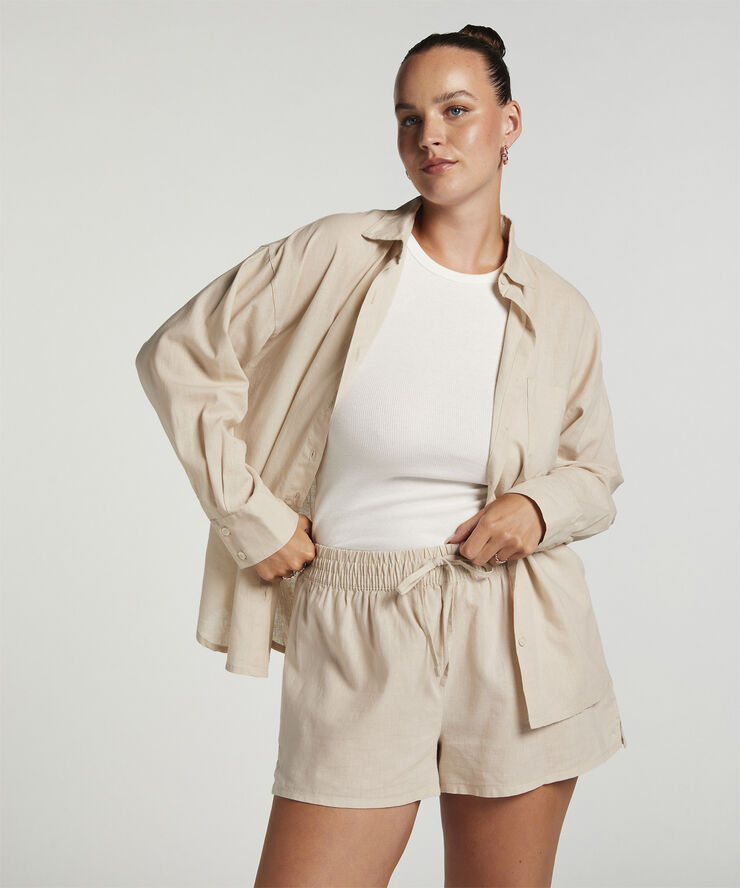 Hunkemöller Short Linen Almond peach
