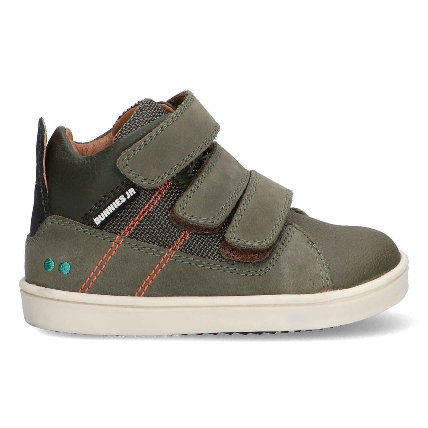 Jongens Hoge Sneakers Bunnies JR Bunnies Groen
