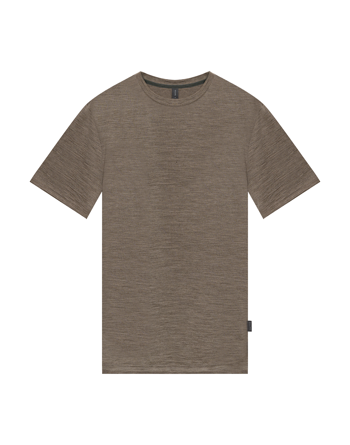 T-shirt van merinowol voor heren in Azuurblauw