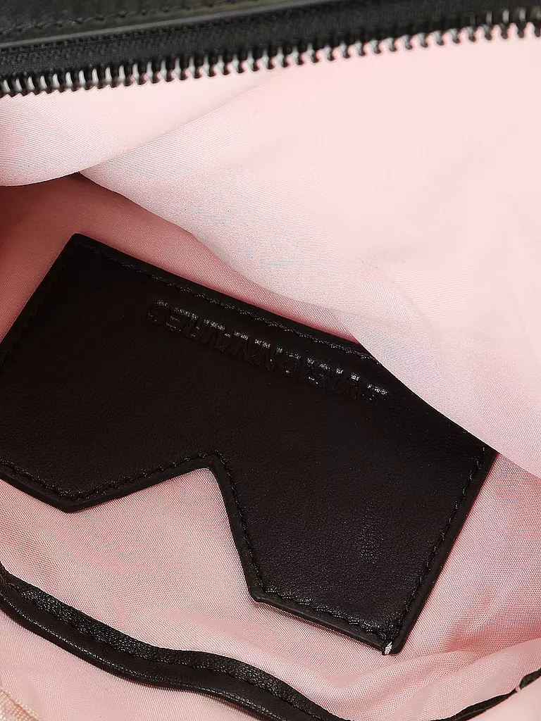 LES VISIONNAIRES Ledertasche - Umhängetasche EMILY SILKY  schwarz