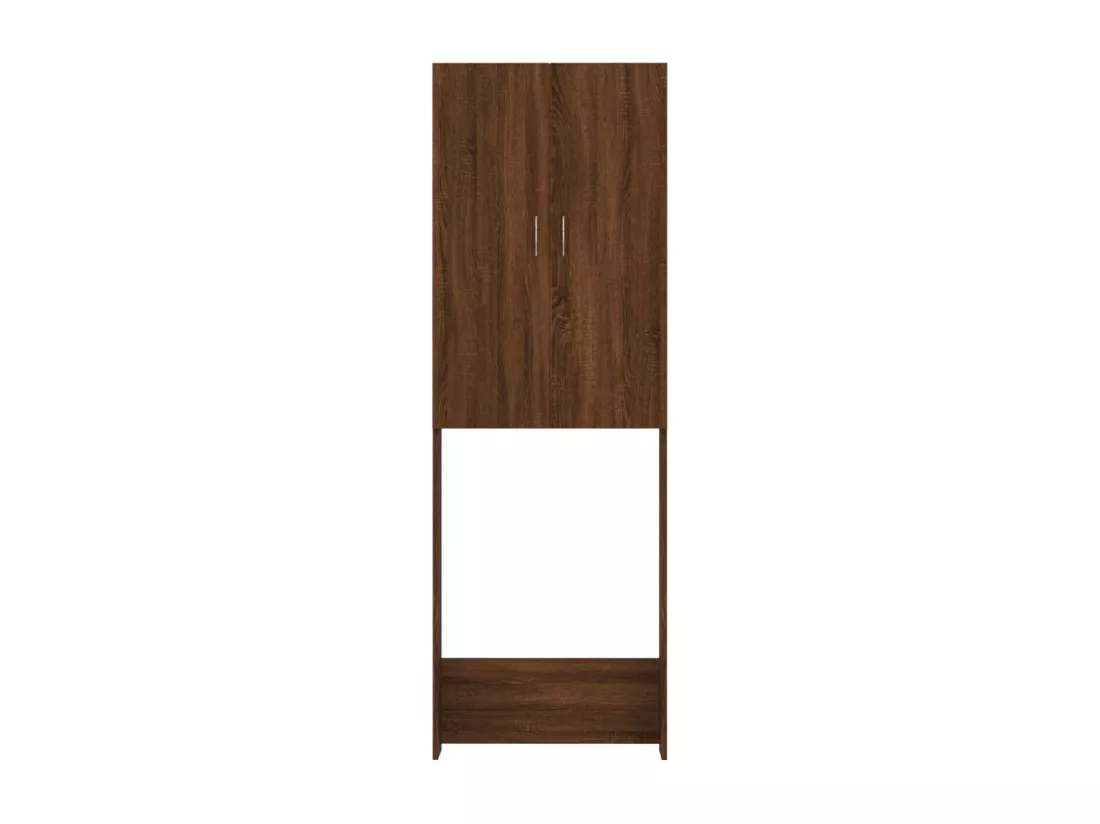 Meuble pour machine à laver Chêne marron 64x25,5x190 cm