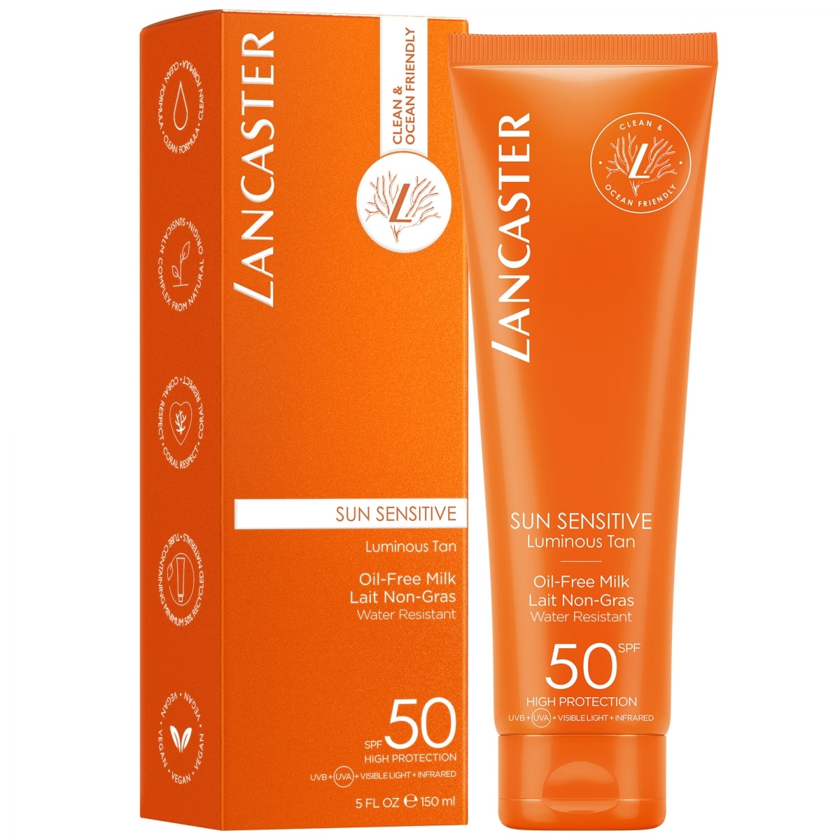 Lancaster Sun SensitiveLait Non-Gras Corps SPF50