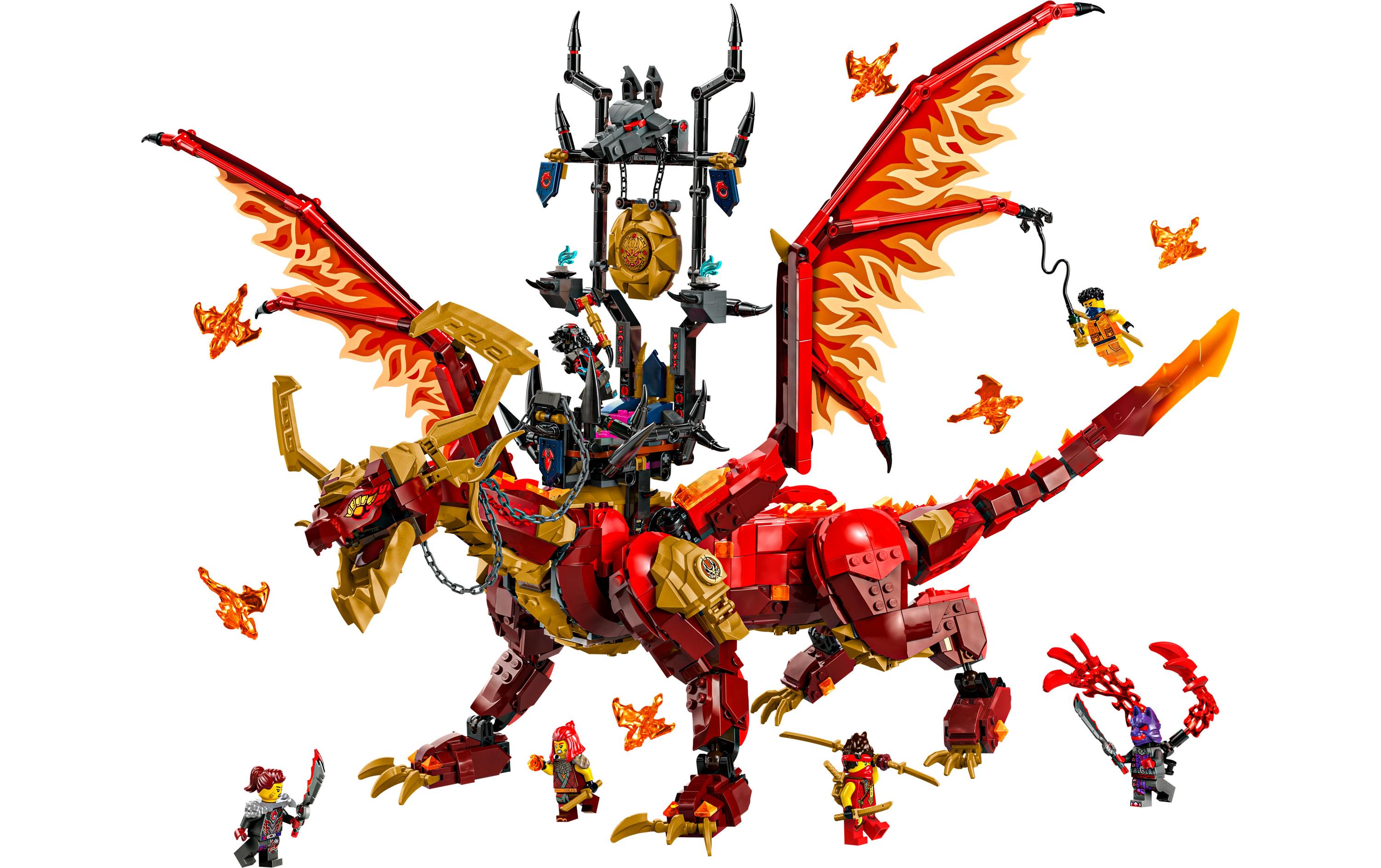 Ninjago Quelldrache der Bewegung 71822<br>Drachen-Actionfigur für viele Abenteuer